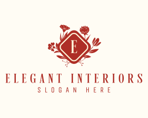 Elegant Floral Decor logo design