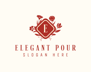 Elegant Floral Decor logo design