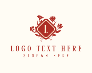 Frame - Elegant Floral Decor logo design