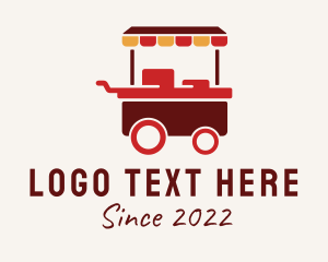 Food Cart - Street Food Vendor logo design