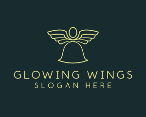 Church Cherubim Wings logo design