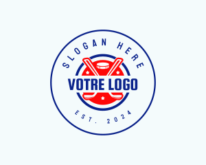 Varsity Hockey Sports Logo