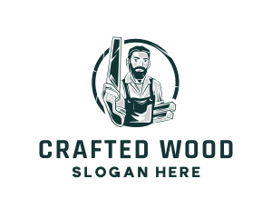 Carpenter - Carpenter Timber Wood logo design