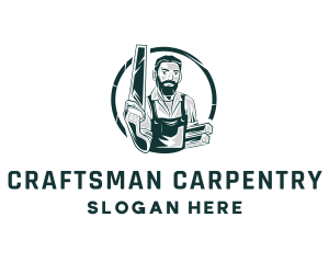 Carpenter - Carpenter Timber Wood logo design