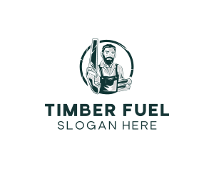 Carpenter Timber Wood  logo design