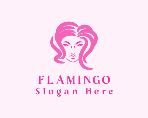 Face - Pink Beauty Woman logo design