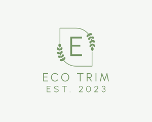 Eco Leaves Organic Boutique logo design