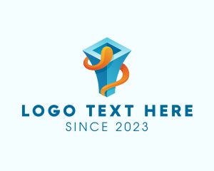 Chimney - 3D Modern Chimney logo design