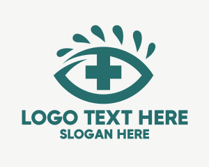 Physician - Eye Cross Optometrist logo design
