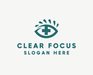 Focus - Eye Cross Optometrist logo design