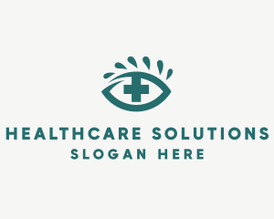 Physician - Eye Cross Optometrist logo design