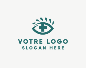 Focus - Eye Cross Optometrist logo design