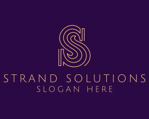 Feminine Swirl Boutique logo design