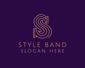 Feminine Swirl Boutique logo design