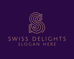 Feminine Swirl Boutique logo design