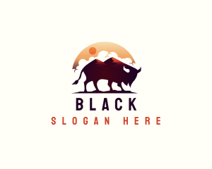 Bison Mountaineer Adventure Logo