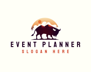 Adventure - Bison Mountaineer Adventure logo design
