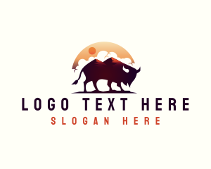 Bison Mountaineer Adventure Logo