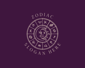 Mystical Zodiac Astrology logo design