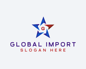 Import - Arrow Star Travel logo design