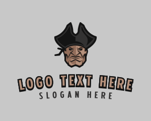 Sailor - Angry Pirate Man logo design