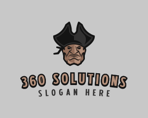 Angry Pirate Man logo design