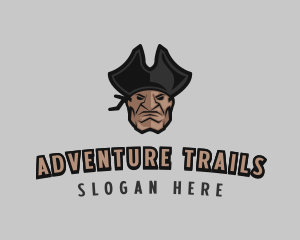 Angry Pirate Man logo design