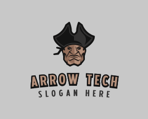 Angry Pirate Man logo design