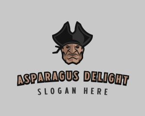 Angry Pirate Man logo design