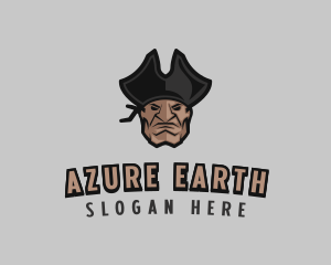 Angry Pirate Man logo design