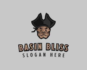 Angry Pirate Man logo design