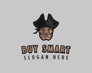 Angry Pirate Man logo design