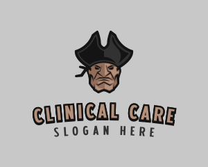 Angry Pirate Man logo design