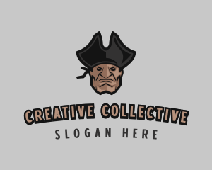 Angry Pirate Man logo design