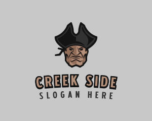 Angry Pirate Man logo design