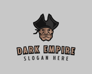 Villain - Angry Pirate Man logo design