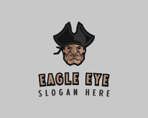 Angry Pirate Man logo design