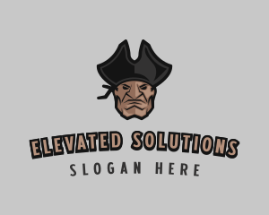 Angry Pirate Man logo design