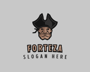 Angry Pirate Man logo design