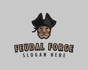 Angry Pirate Man logo design