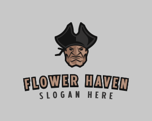 Angry Pirate Man logo design