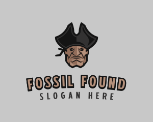 Angry Pirate Man logo design