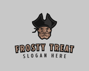 Angry Pirate Man logo design