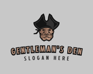 Angry Pirate Man logo design