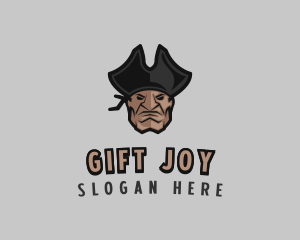 Angry Pirate Man logo design