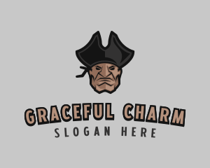 Angry Pirate Man logo design