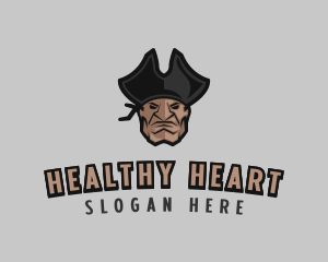 Angry Pirate Man logo design