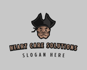 Angry Pirate Man logo design