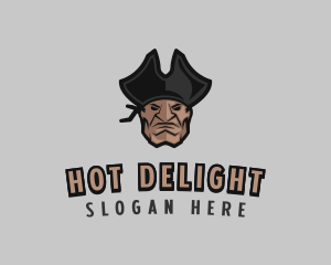 Angry Pirate Man logo design