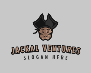 Angry Pirate Man logo design